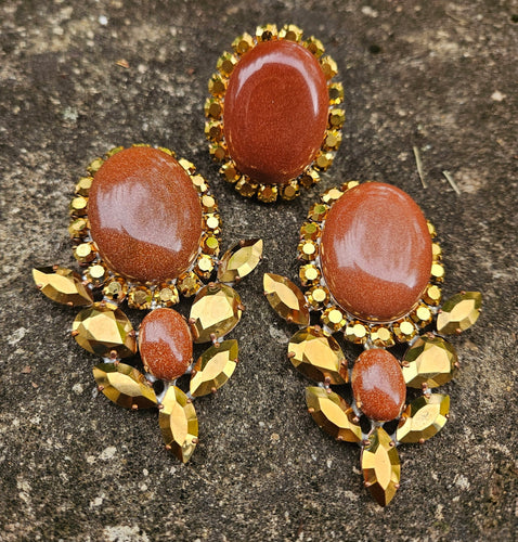 Golden Sand - Ready to Ship earrings and ring set