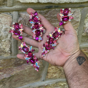 Lady Tetris - Ready to Ship earrings and ring set