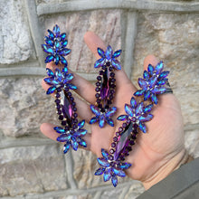 Hydrangea - Ready to ship earrings and ring set