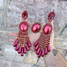 Magma - Ready to ship earrings and ring set