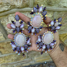 Gotham City - Ready to Ship earrings and ring set