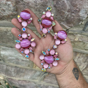 Laffy Taffy  - Ready to Ship earrings and ring set