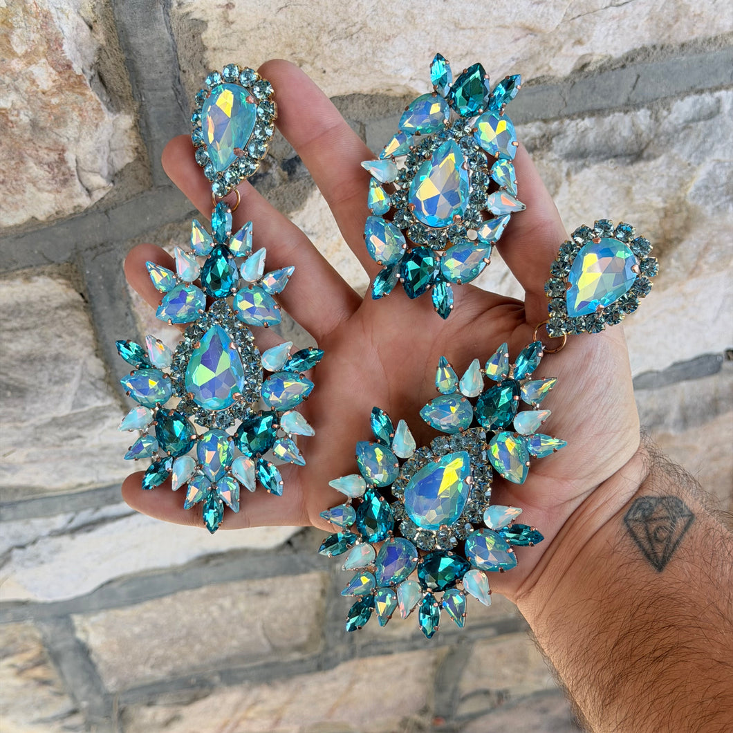 Random A12- Ready to ship earrings and ring set