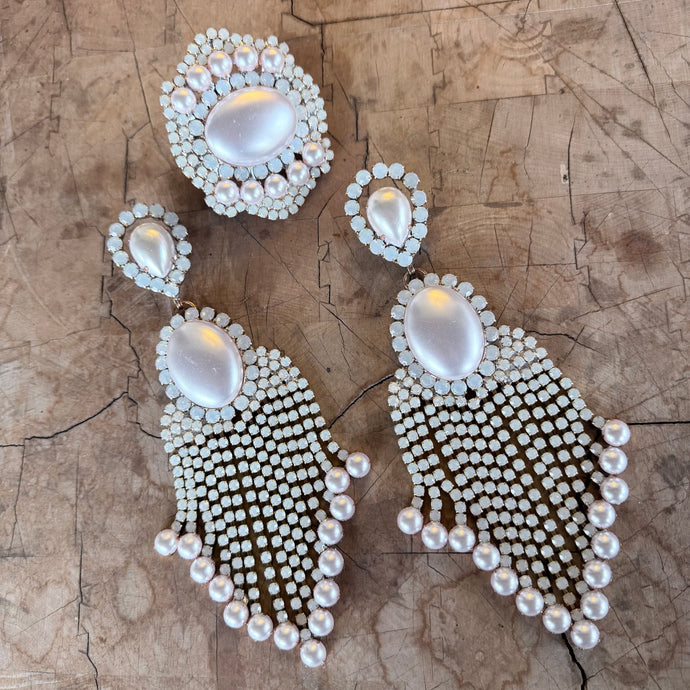 Harmony - Ready to ship earrings and ring set