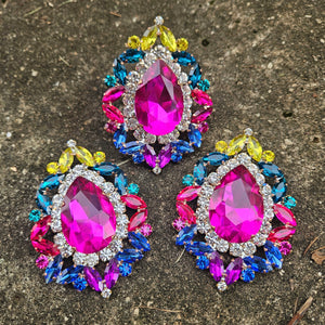 Mushroom Kingdom - Ready to Ship earrings and ring set