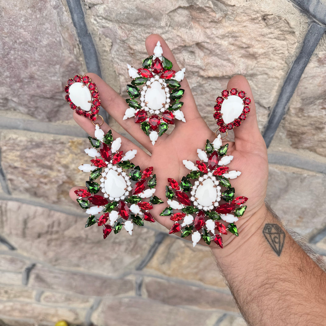 Tree Trinkets- Ready to ship earrings and ring set