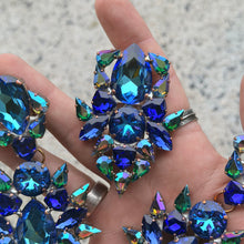 Blue Lagoon - Ready to ship earrings and ring set