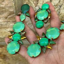 Jadeite and Gold - Ready to Ship earrings and ring set