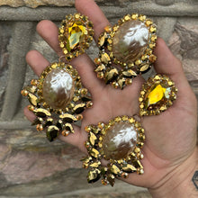 Metal Detector - Ready to ship earrings and ring set