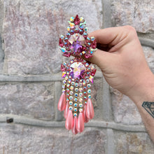 Pink 🎠 - Ready to ship earrings and ring set