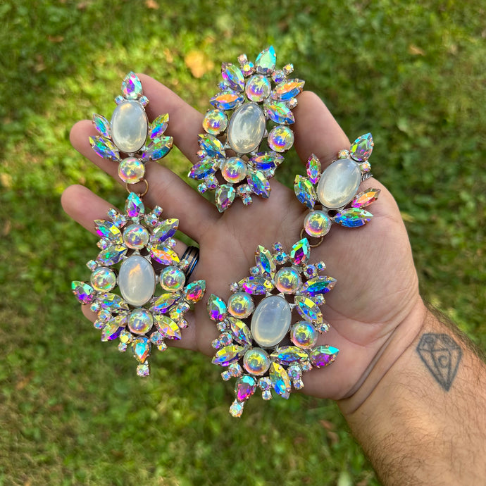 Moonstone - Ready to Ship earrings and ring set